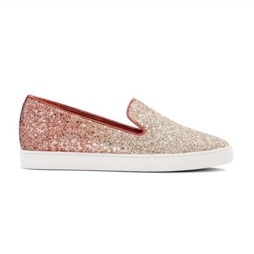 Birdies The Swift Slip On Loafer Sneaker in Pixie Dust Ombre Glitter Shoes